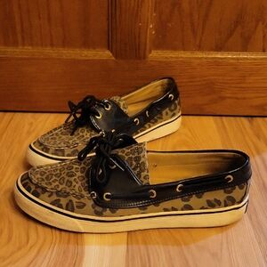 Women' Leopard Print Sperry